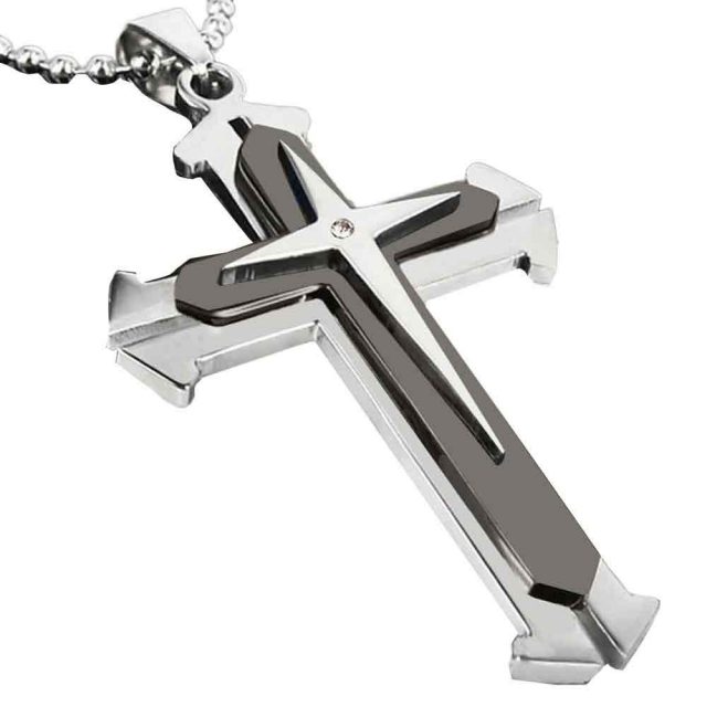 Men’s Stainless Steel Pendant Necklace