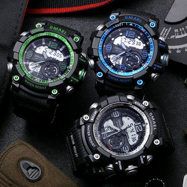 Elegant Sports Watches With Dual Display for Men