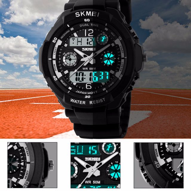 Amazing Sports Dual Display Watches for Men