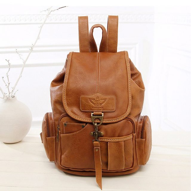 Vintage Leather Backpack
