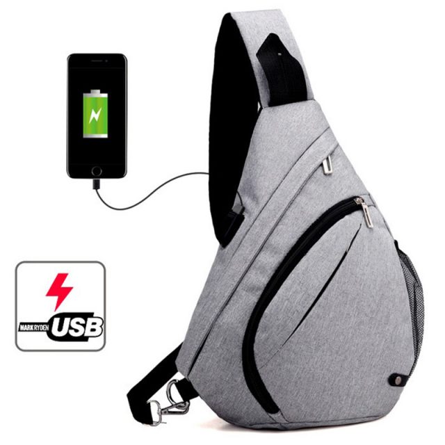 One Shoulder USB Backpack