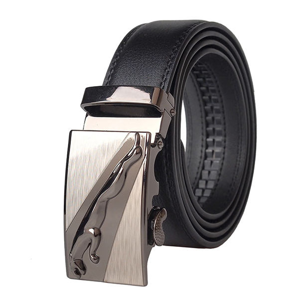 Automatic Buckle Cowhide Leather Belt